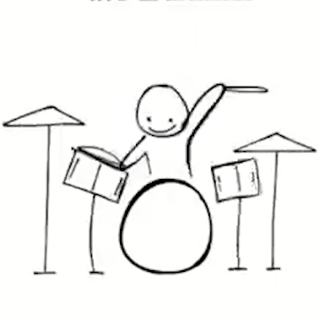 drummer hitting a snare